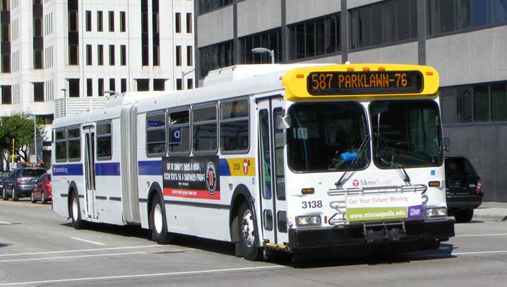 Metro Transit New Flyer D60HF 3138